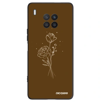 Obal pro Honor 50 Lite - Brown flowers