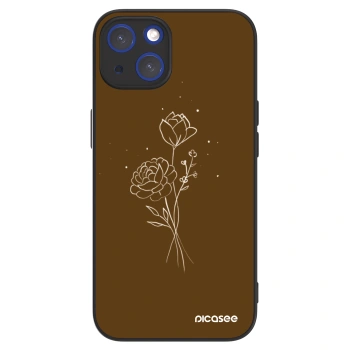 Picasee ULTIMATE CASE pro Apple iPhone 14 - Brown flowers