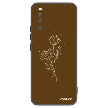 Obal pro Sony Xperia 10 III - Brown flowers