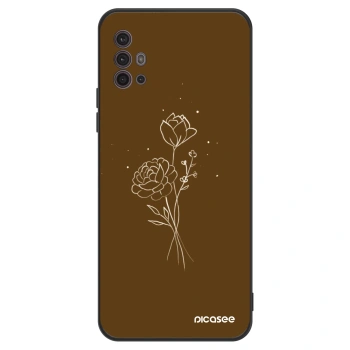 Obal pro Motorola Moto G30 - Brown flowers