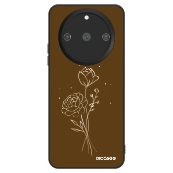 Obal pro Realme 11 Pro+ - Brown flowers