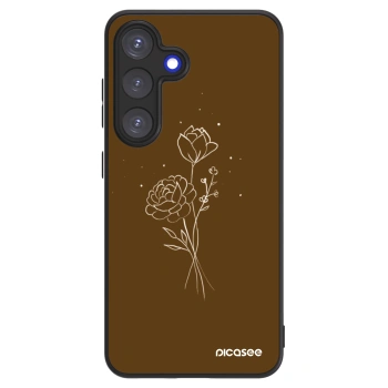 Picasee ULTIMATE CASE pro Samsung Galaxy A25 A256B 5G - Brown flowers