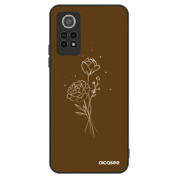 Obal pro Xiaomi Redmi Note 12 Pro 4G - Brown flowers