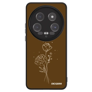 Obal pro Xiaomi 14 Ultra - Brown flowers
