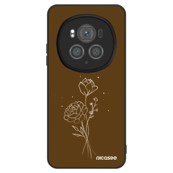 Obal pro Honor Magic6 Pro - Brown flowers