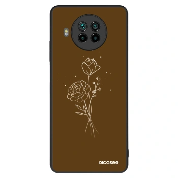 Obal pro Xiaomi Mi 10T Lite - Brown flowers