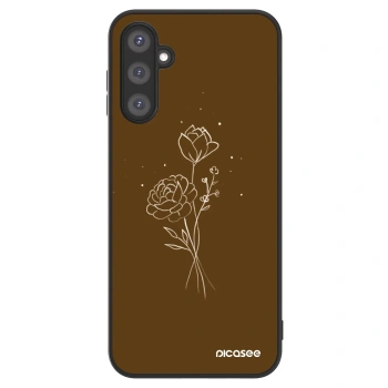 Obal pro Samsung Galaxy A05s A057G - Brown flowers