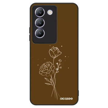 Obal pro Vivo V40 SE 5G - Brown flowers