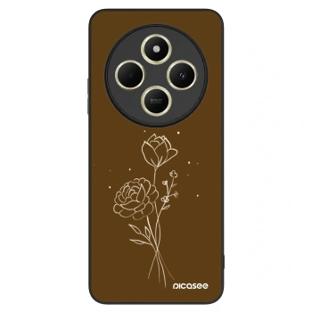 Obal pro Xiaomi Redmi 14C - Brown flowers