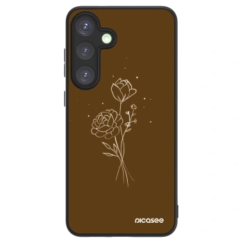 Picasee ULTIMATE CASE pro Samsung Galaxy S25+ 5G - Brown flowers