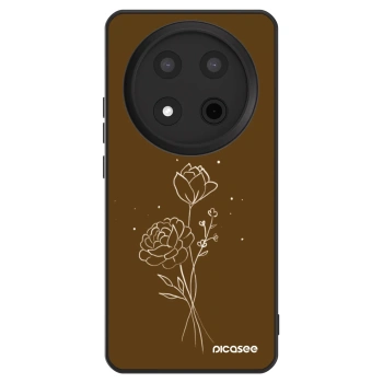 Obal pro Honor Magic7 Lite 5G - Brown flowers