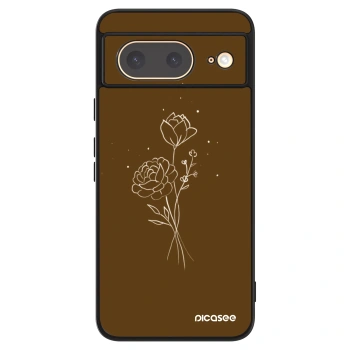 Obal pro Google Pixel 8 - Brown flowers