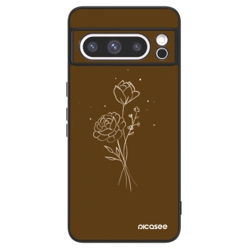 Picasee ULTIMATE CASE pro Google Pixel 8 Pro - Brown flowers