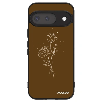 Obal pro Google Pixel 9 - Brown flowers