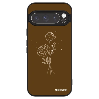 Obal pro Google Pixel 9 Pro - Brown flowers