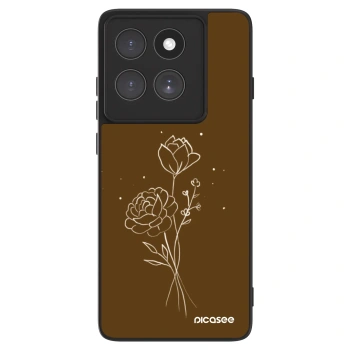 Obal pro Motorola Edge 60 Fusion - Brown flowers