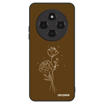 Obal pro Xiaomi Poco C75 - Brown flowers