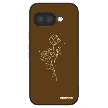 Obal pro Google Pixel 9a - Brown flowers