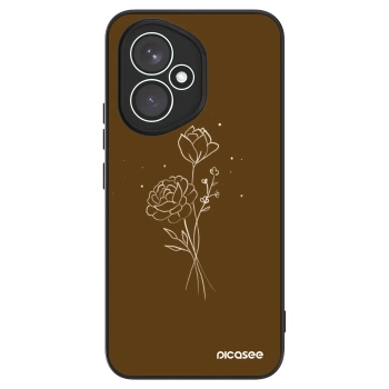 Obal pro Honor 400 5G - Brown flowers