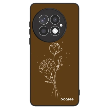 Obal pro OnePlus 13 5G - Brown flowers