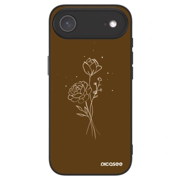 Picasee ULTIMATE CASE pro Apple iPhone Air - Brown flowers