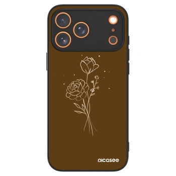 Picasee ULTIMATE CASE pro Apple iPhone 17 Pro Max - Brown flowers