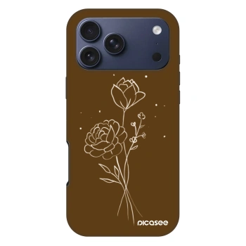 Obal pro Apple iPhone 17 Pro Max - Brown flowers
