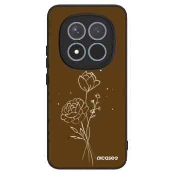 Obal pro Xiaomi Redmi Note 15 Pro+ - Brown flowers