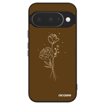 Obal pro Google Pixel 10 - Brown flowers