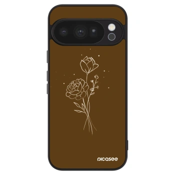 Obal pro Google Pixel 10 Pro - Brown flowers