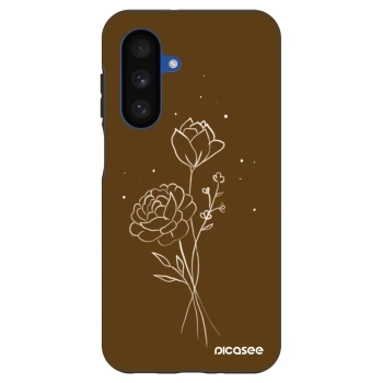 Obal pro Samsung Galaxy A17 5G - Brown flowers