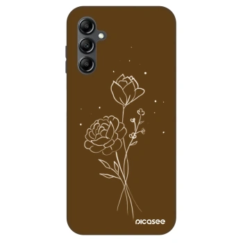 Obal pro Samsung Galaxy A16 4G - Brown flowers