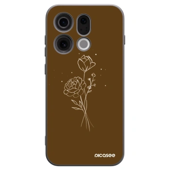 Obal pro OPPO Find X9 - Brown flowers
