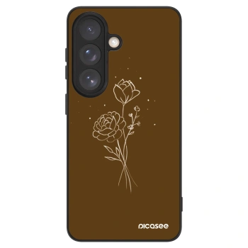Picasee ULTIMATE CASE pro Samsung Galaxy S26 - Brown flowers