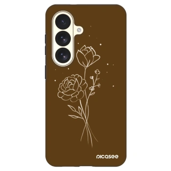Obal pro Samsung Galaxy S26 - Brown flowers