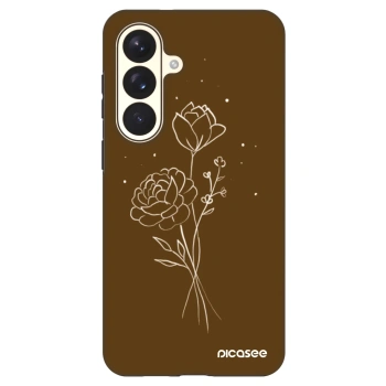 Obal pro Samsung Galaxy S26+ - Brown flowers