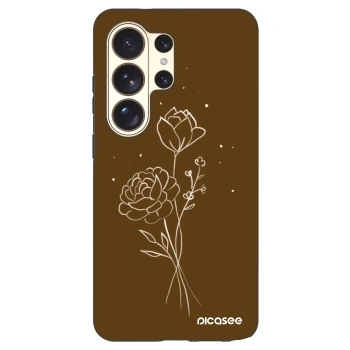 Obal pro Samsung Galaxy S26 Ultra - Brown flowers