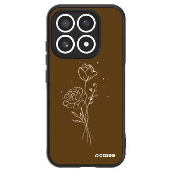 Obal pro Xiaomi 17 - Brown flowers