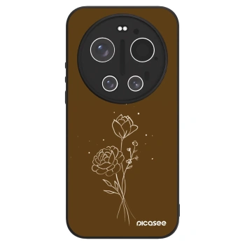 Obal pro Xiaomi 17 Ultra - Brown flowers