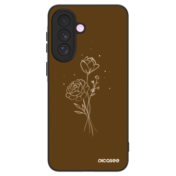 Obal pro Samsung Galaxy A57 5G - Brown flowers