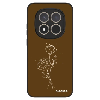 Obal pro Xiaomi Redmi Note 15 Pro 5G - Brown flowers