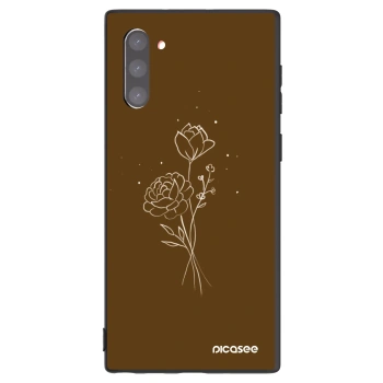 Obal pro Samsung Galaxy Note 10 N970F - Brown flowers
