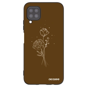 Picasee silikonový černý obal pro Huawei P40 Lite - Brown flowers