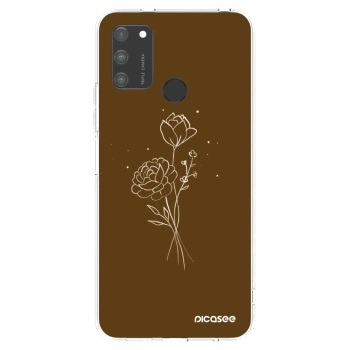 Obal pro Honor 9A - Brown flowers