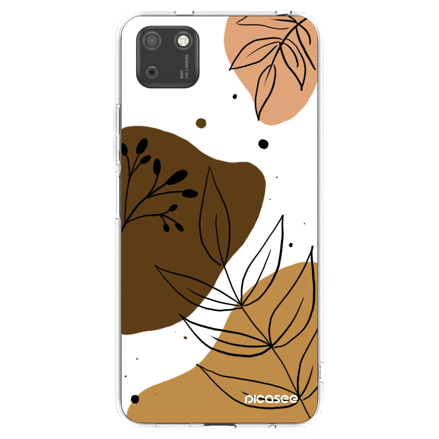 Picasee silikonový průhledný obal pro Huawei Y5P - Boho style