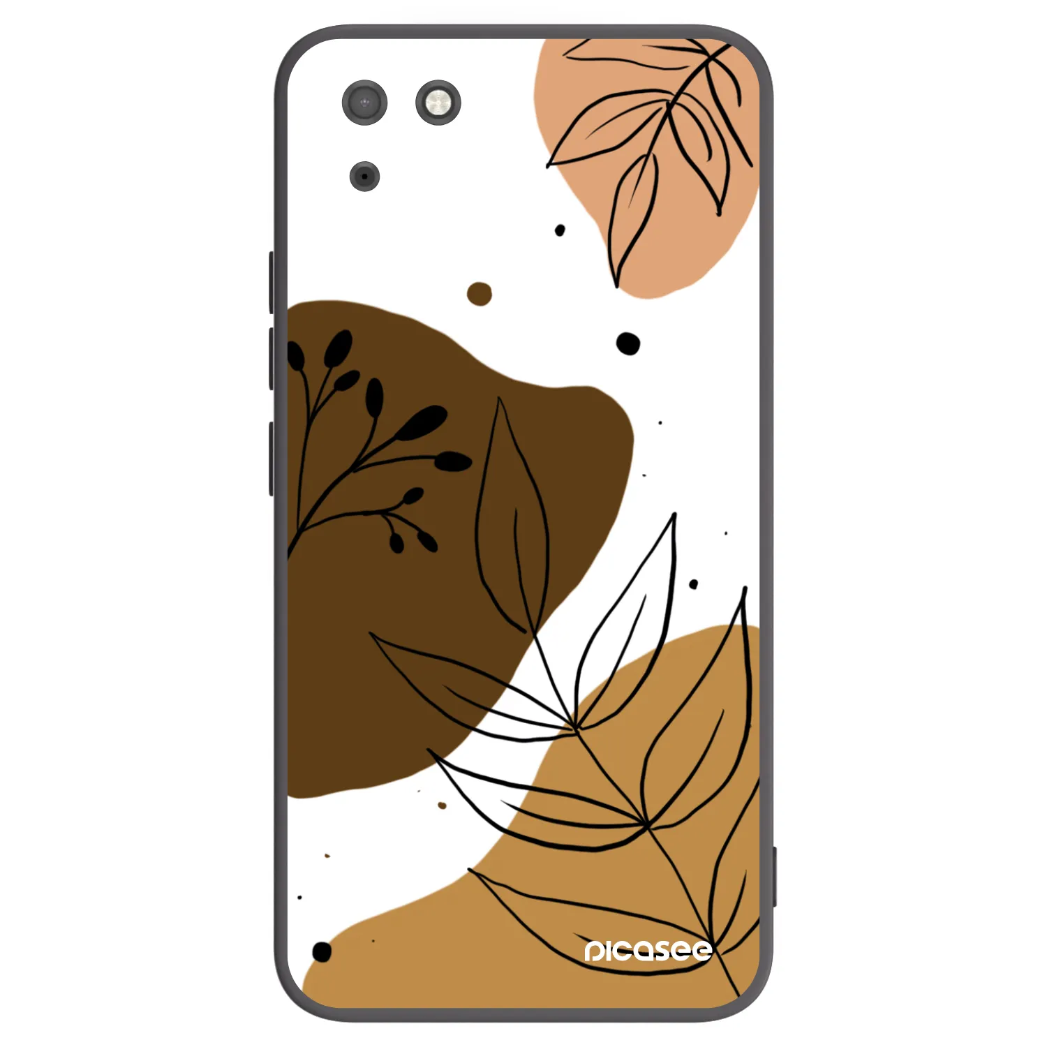 Picasee silikonový černý obal pro Huawei Y5P - Boho style