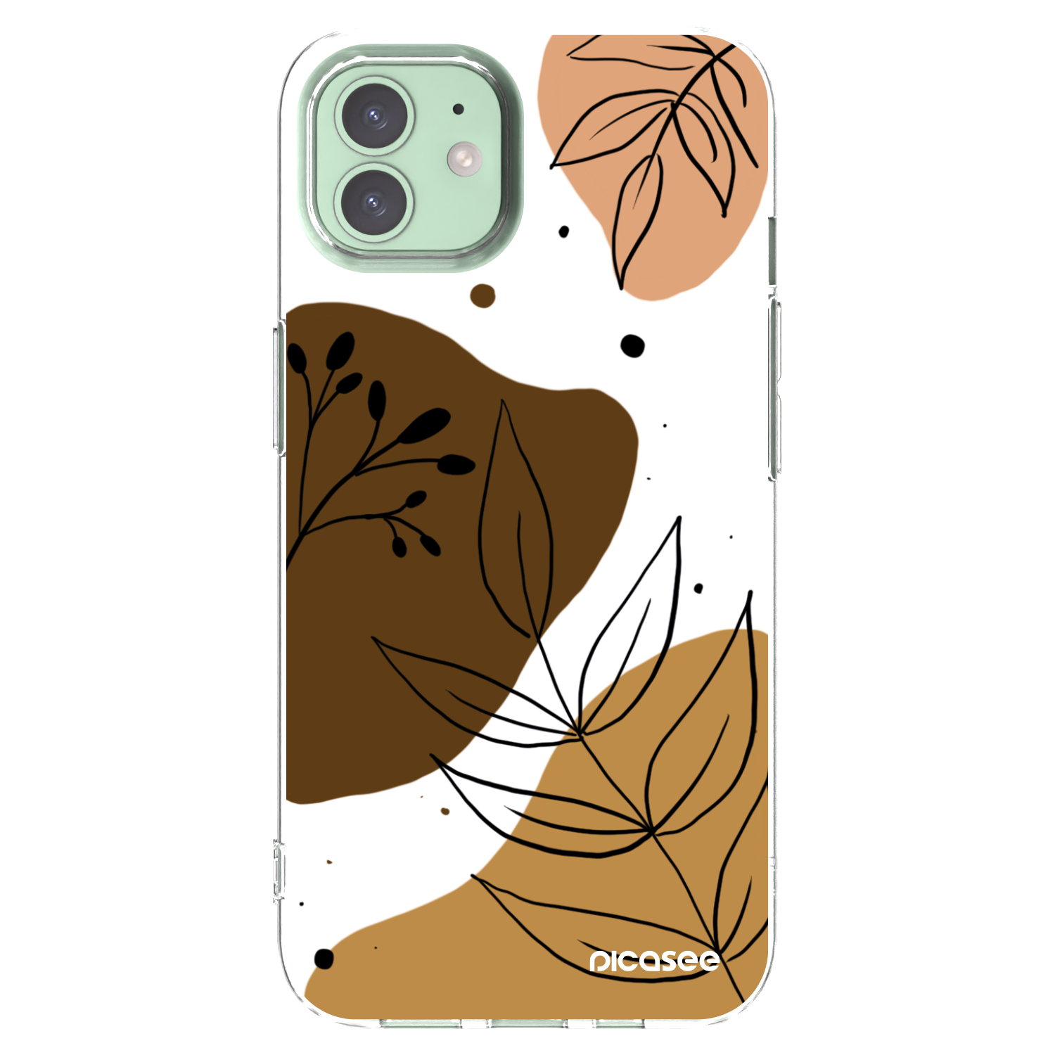 Picasee silikonový průhledný obal pro Apple iPhone 12 - Boho style