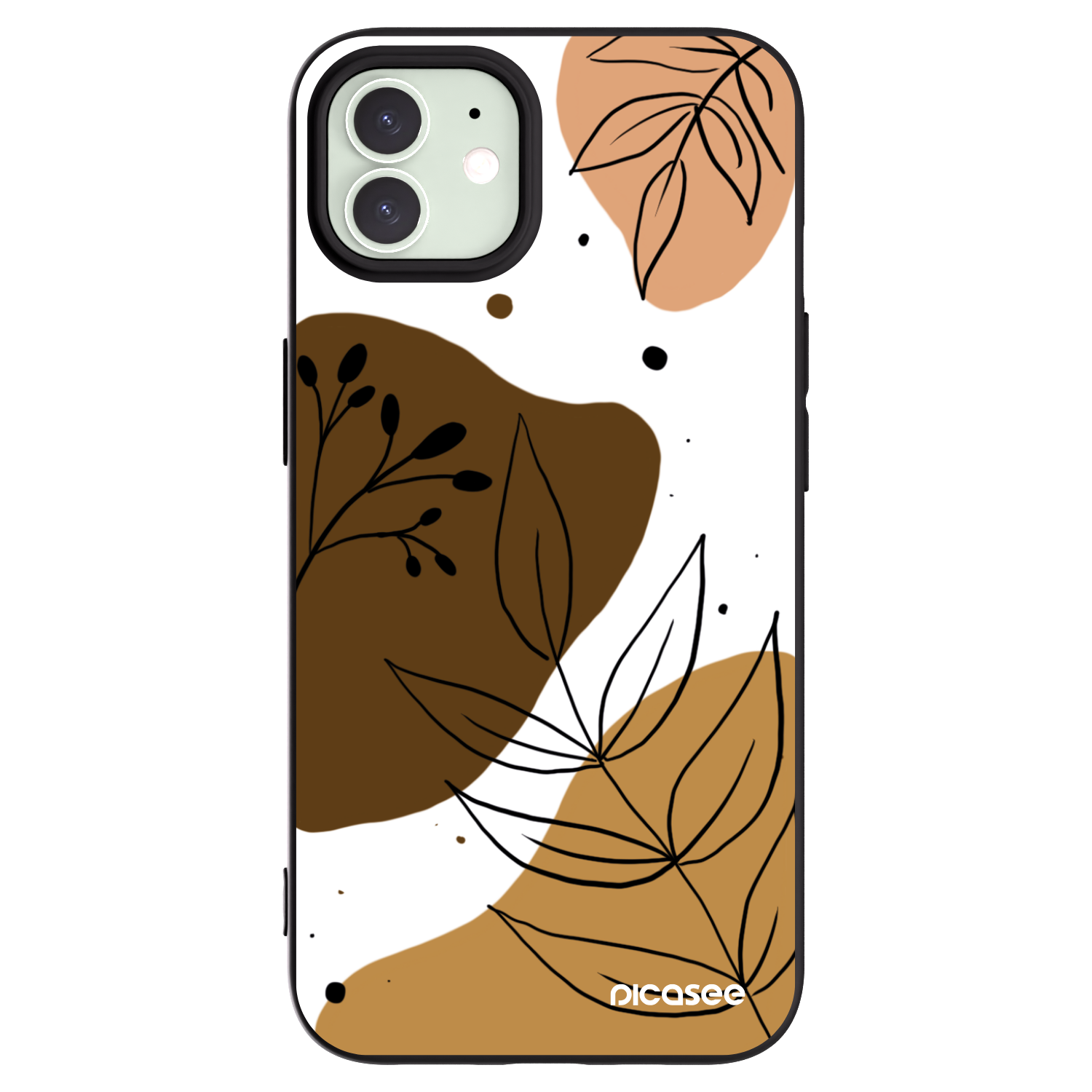 Picasee silikonový černý obal pro Apple iPhone 12 Pro - Boho style