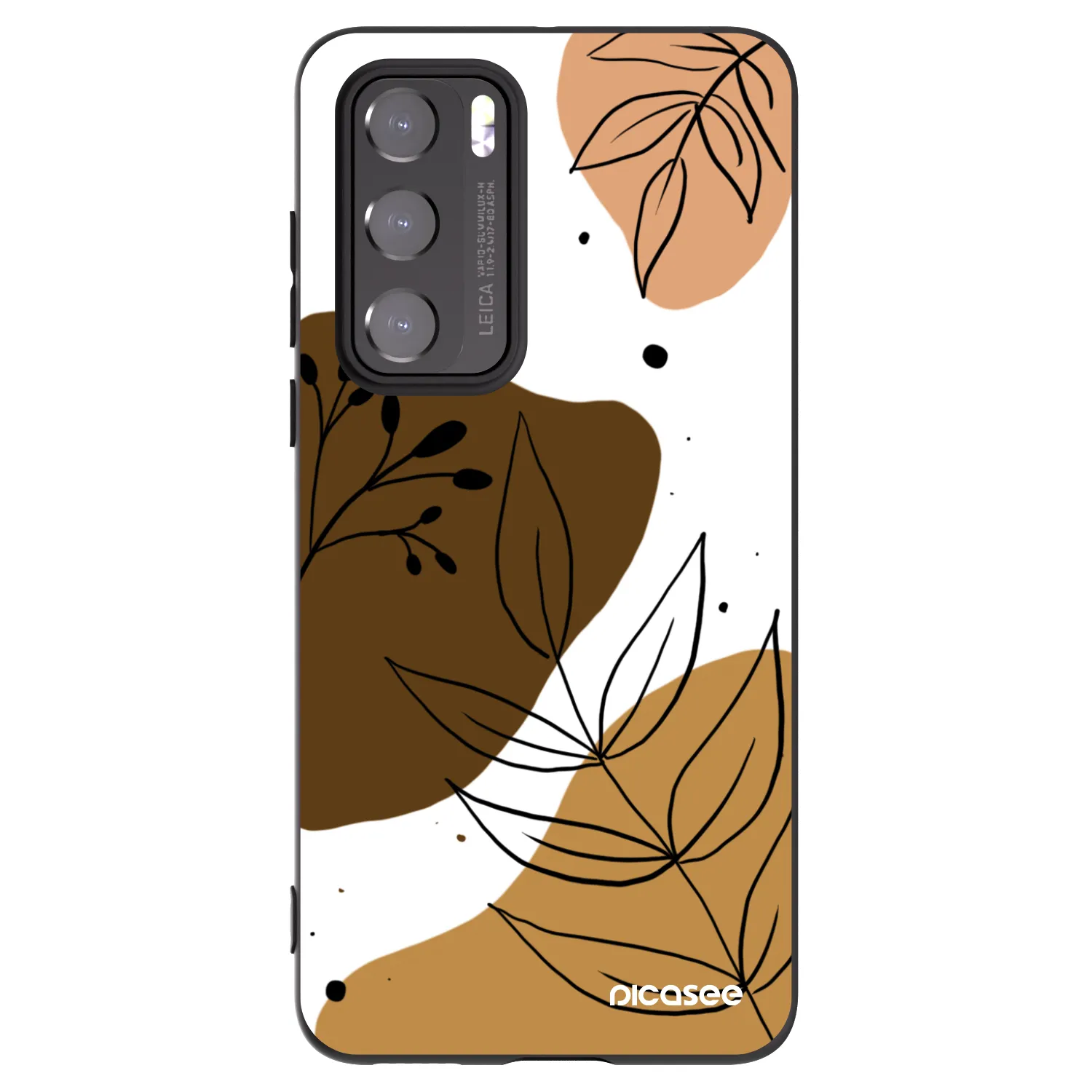 Picasee silikonový černý obal pro Huawei P40 - Boho style