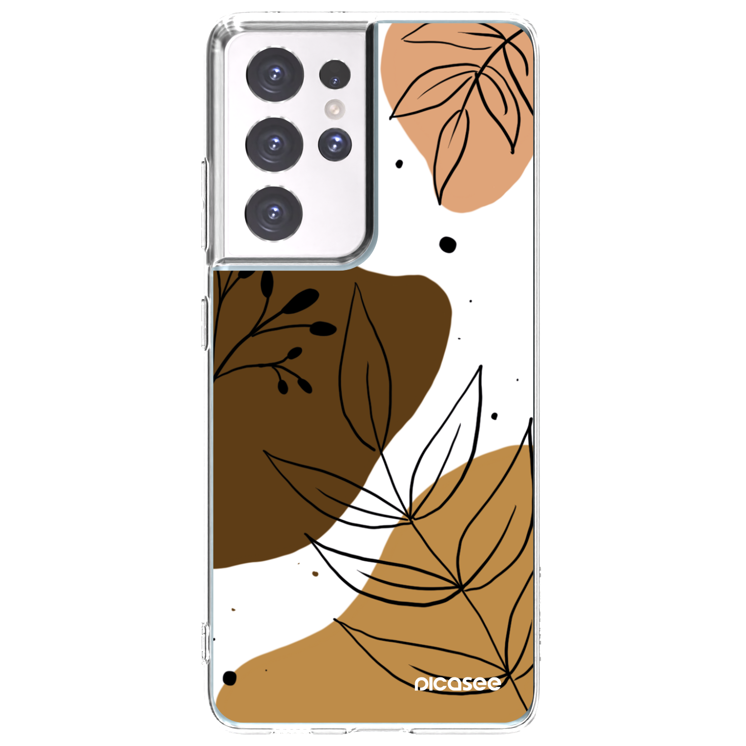 Picasee silikonový průhledný obal pro Samsung Galaxy S21 Ultra 5G G998B - Boho style